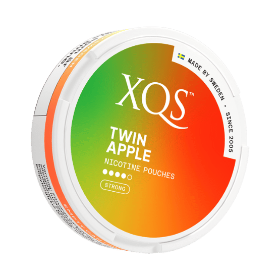 xqs twin apple 8mg strong nicotine pouches