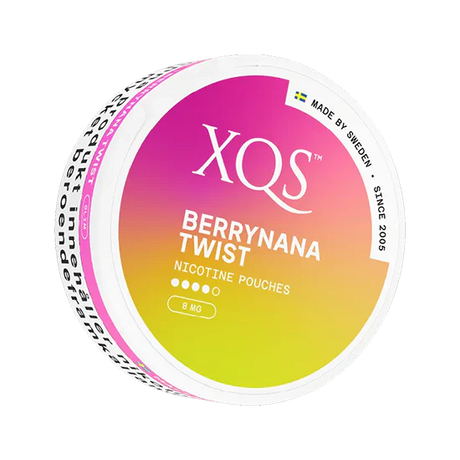 xqs berrynanana twist  8mg strong nicotine pouches