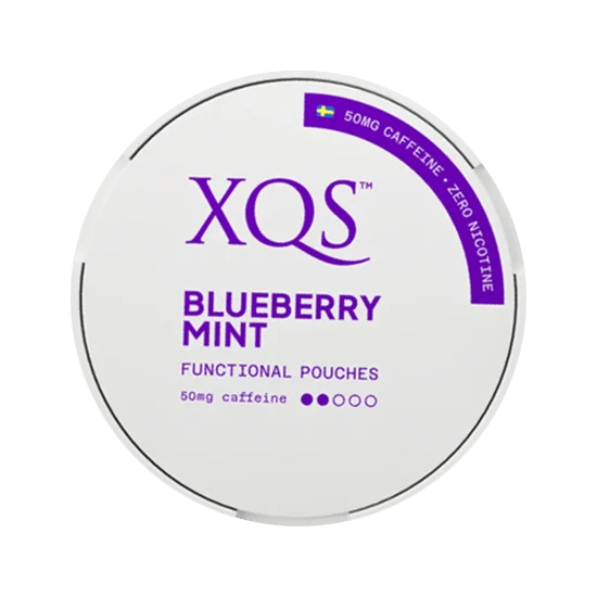 xqs blueberry mint 0 percent nicotine pouches