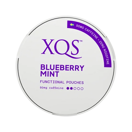 xqs blueberry mint 0 percent nicotine pouches