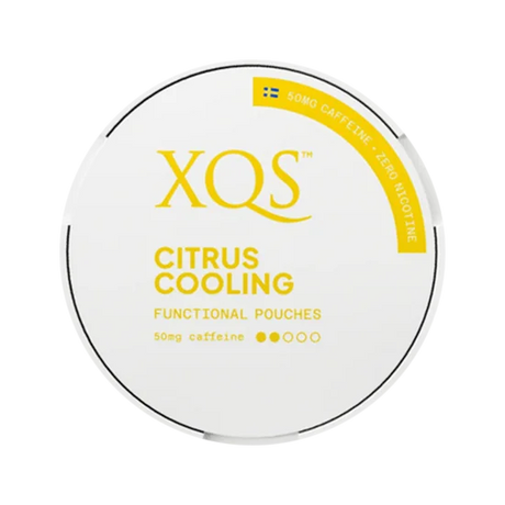 xqs citrus cooling 0 percent nicotine pouches