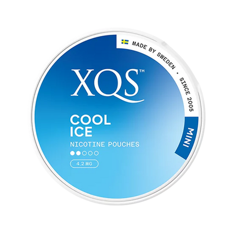 xqs cool ice mini nicotine pouches