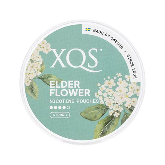 xqs elderflower  8mg strong nicotine pouches