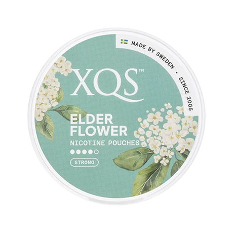 xqs elderflower  8mg strong nicotine pouches