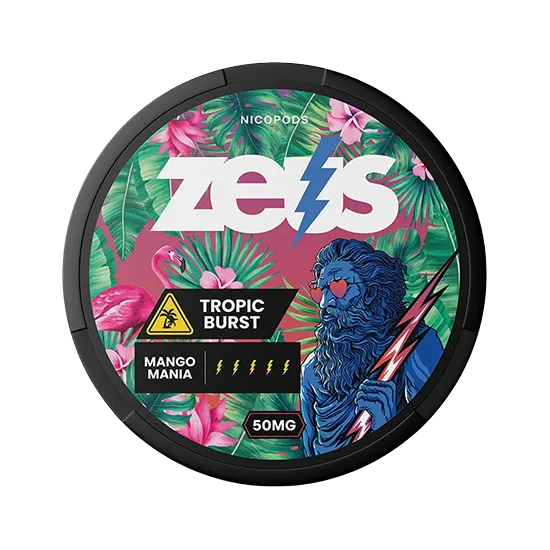 ZEUS Tropic Burst 50mg mango slim nicotine pouches