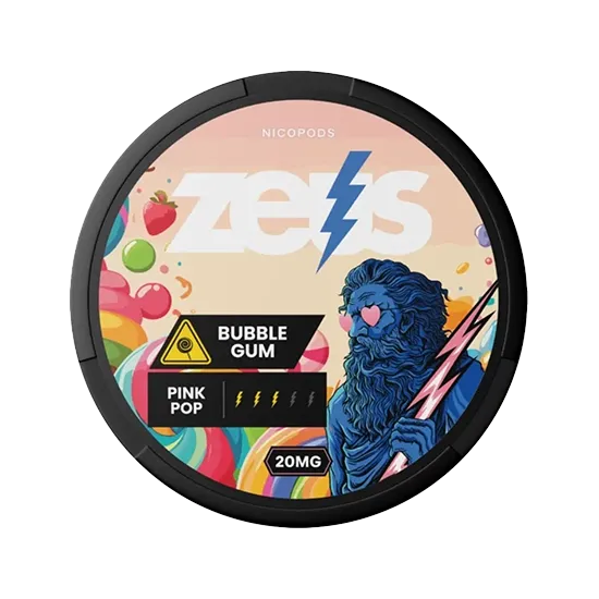 zeus bubble gum 20mg nicotine pouch  