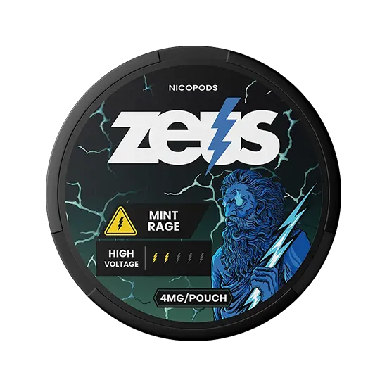zeus mint rage 8mg nicotine pouch  