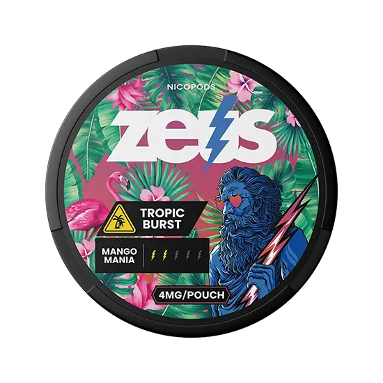 zeus tropic burst 8mg nicotine pouch  