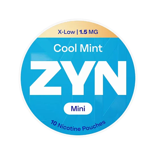 ZYN Cool Mint Mini - 1.5mg (10 Pouches) Mint mini pouches