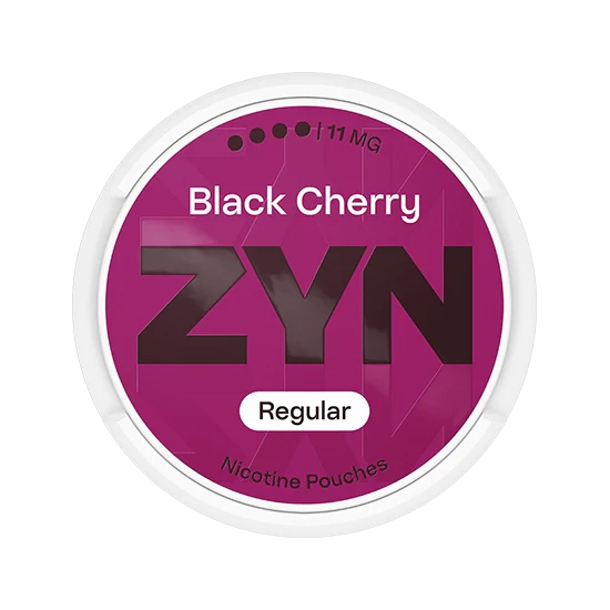 ZYN Black Cherry - 11mg - cherry flavour, all-white nicotine pouch by PMI