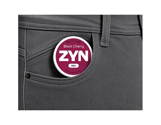 ZYN Black Cherry Mini - 3mg - cherry flavour, all-white nicotine pouch by PMI