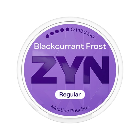 ZYN Blackcurrant Frost - 13.5mg - tingling, berry-fresh, crisp blackcurrant flavour, all-white nicotine pouch by PMI