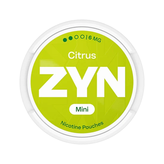 ZYN Citrus Mini - 6mg - crisp, refreshing, berry-fresh citrus flavour, all-white nicotine pouch by PMI