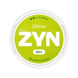 ZYN Citrus Mini - 6mg - crisp, refreshing, berry-fresh citrus flavour, all-white nicotine pouch by PMI