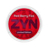 ZYN Red Berry Fizz 11mg - fizzy sparkling berry flavour, all-white nicotine pouch by PMI