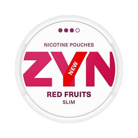 zyn red fruits - 9mg nicotine pouches