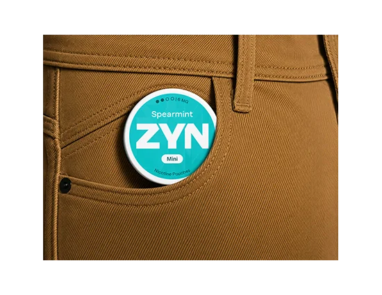 ZYN Spearmint Mini - 6mg - intense, mellow, smooth spearmint flavour, all-white nicotine pouch by PMI