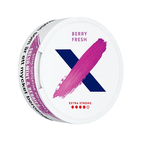zone x berry fresh extra strong nicotine pouch  