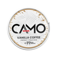 CAMO Vanilla Coffee (77mg Caffeine) - zesty, bold vanilla, coffee flavour, all-white energy pouch by Global Snus