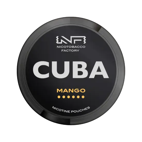 Cuba Black Mango - mango flavour, all-white nicotine pouch by Nico Tobacco