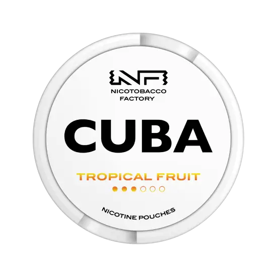 Cuba White Tropical Fruit - tropical fruit flavour, all-white nicotine pouch by Nico Tobacco