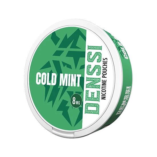 DENSSI Cold Mint - 5.6mg - lively Mint flavour, all-white nicotine pouch by Denssi