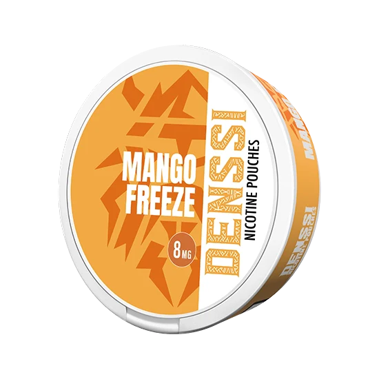 DENSSI Mango Freeze - 5.6mg - aromatic Mango flavour, all-white nicotine pouch by Denssi