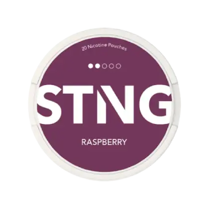 STNG Raspberry - raspberry flavour, all-white nicotine pouches by Nordic Express