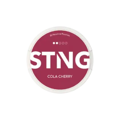 STNG Cola Cherry - cola cherry flavour, all-white nicotine pouches by Nordic Express