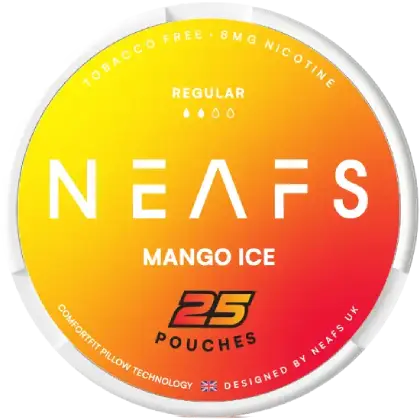NEAFS Mango Ice - Regular - mango ice flavour, all-white nicotine pouch by NEAFS
