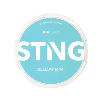 STNG Mellow Mint - mint flavour, all-white nicotine pouches by Nordic Express