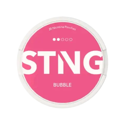 STNG Bubble - bubble flavour, all-white nicotine pouches by Nordic Express
