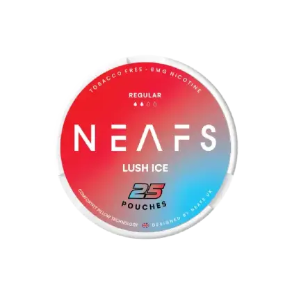 NEAFS Lush Ice - Regular - lush ice flavour, all-white nicotine pouch by NEAFS