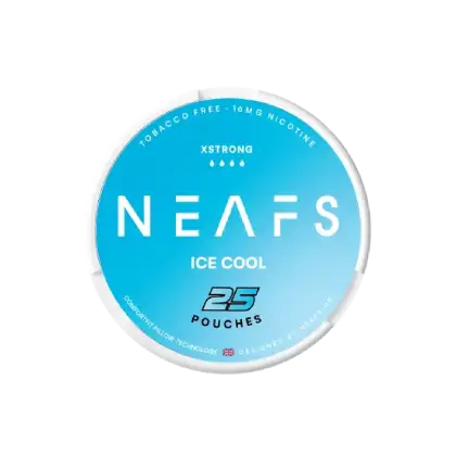 NEAFS Ice Cool - Extra Strong - ice cool flavour, all-white nicotine pouch by NEAFS