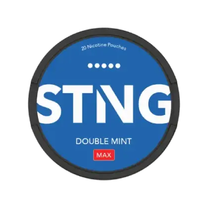STNG Double Mint MAX - mint flavour, all-white nicotine pouches by Nordic Express