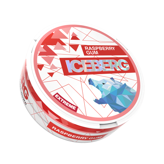 ICEBERG Raspberry Gum - 50mg – Snus Vikings