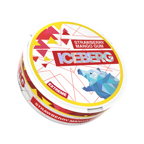 iceberg strawberry mango gum - 50mg nicotine pouches