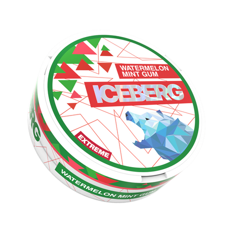 iceberg watermelon mint gum - 50mg nicotine pouches