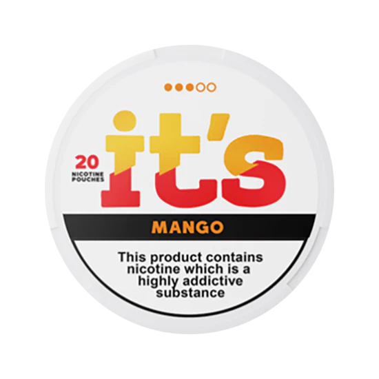 it's mango 12mg nicotine pouches