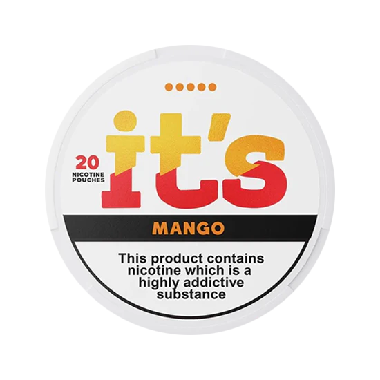 it's mango 20mg nicotine pouches