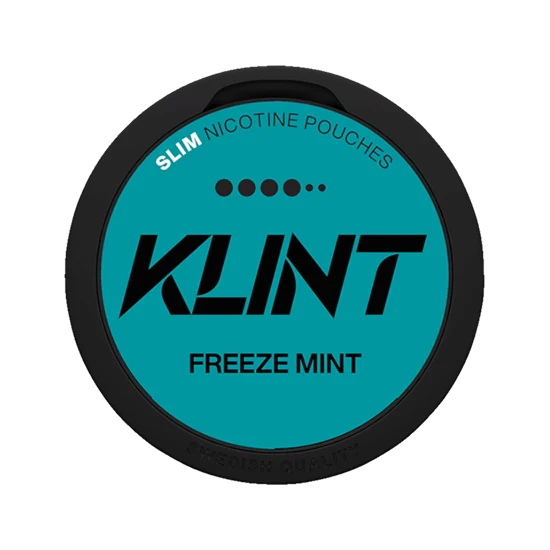 KLINT Freeze Mint - 11.2mg - zesty, bold mint flavour, all-white nicotine pouch by Habit Factory