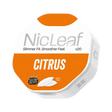NICLEAF Citrus Medium all-white nicotine pouch can by Pillbox 38 (UK) Ltd
