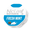 NICLEAF Fresh Mint Low all-white nicotine pouch can by Pillbox 38 (UK) Ltd