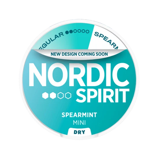 nordic spirit spearmint regular mini - 9 mg nicotine pouches