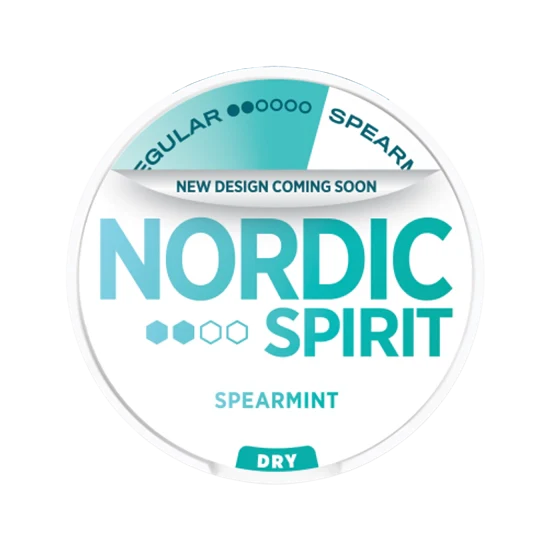 nordic spirit spearmint regular - 9 mg nicotine pouches