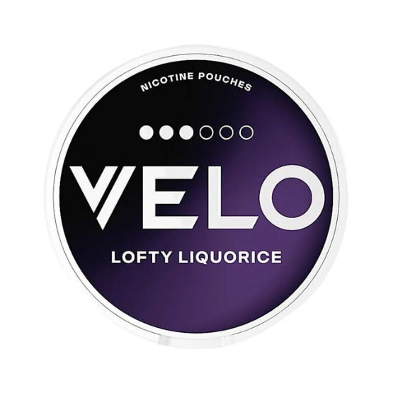 velo lofty liquorice - 10 mg nicotine pouches