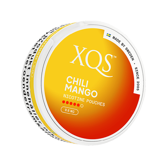 xqs chili mango - 9.6mg (xstrong) nicotine pouches