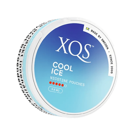 xqs cool ice - 9.6mg (xstrong) nicotine pouches