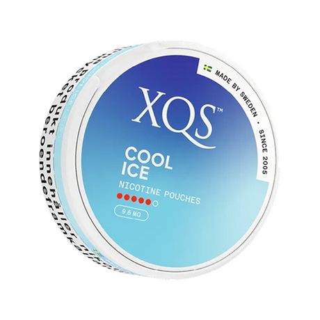 xqs cool ice nicotine pouches 9.6mg