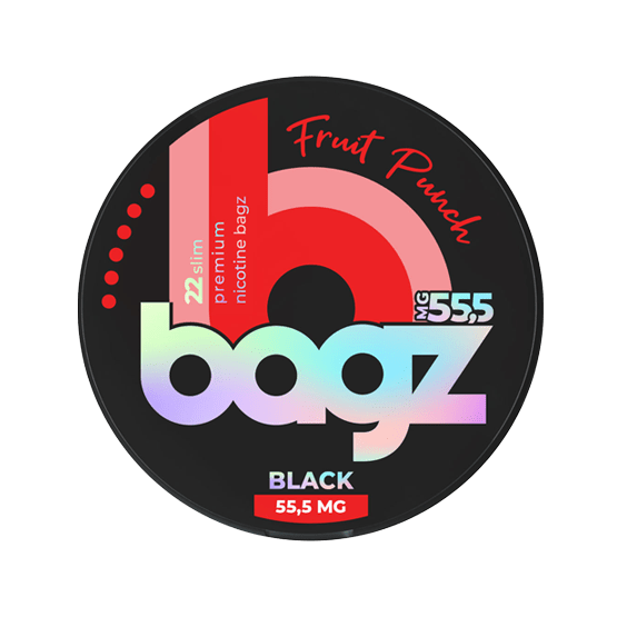 BAGZ Fruit Punch Black 55.5mg
